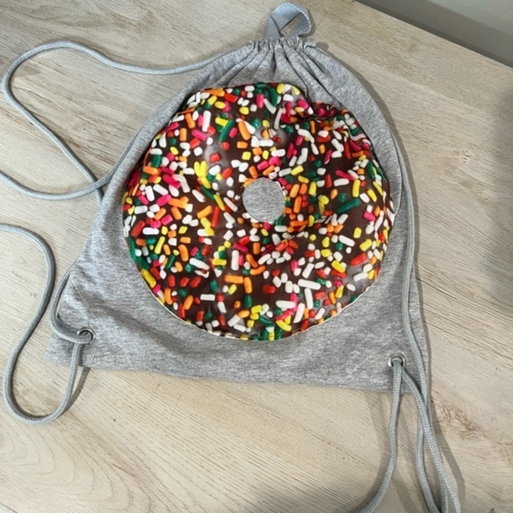 Donut drawstring bag